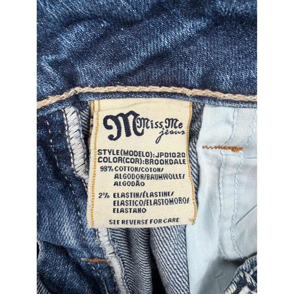 Miss Me Irene Bootcut Jeans Brookdale Wash Flap Pocket Size 28 - Picture 3 of 7